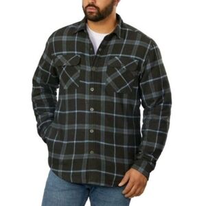 Grizzly Mountain Men's Flannel Shirt Jacket